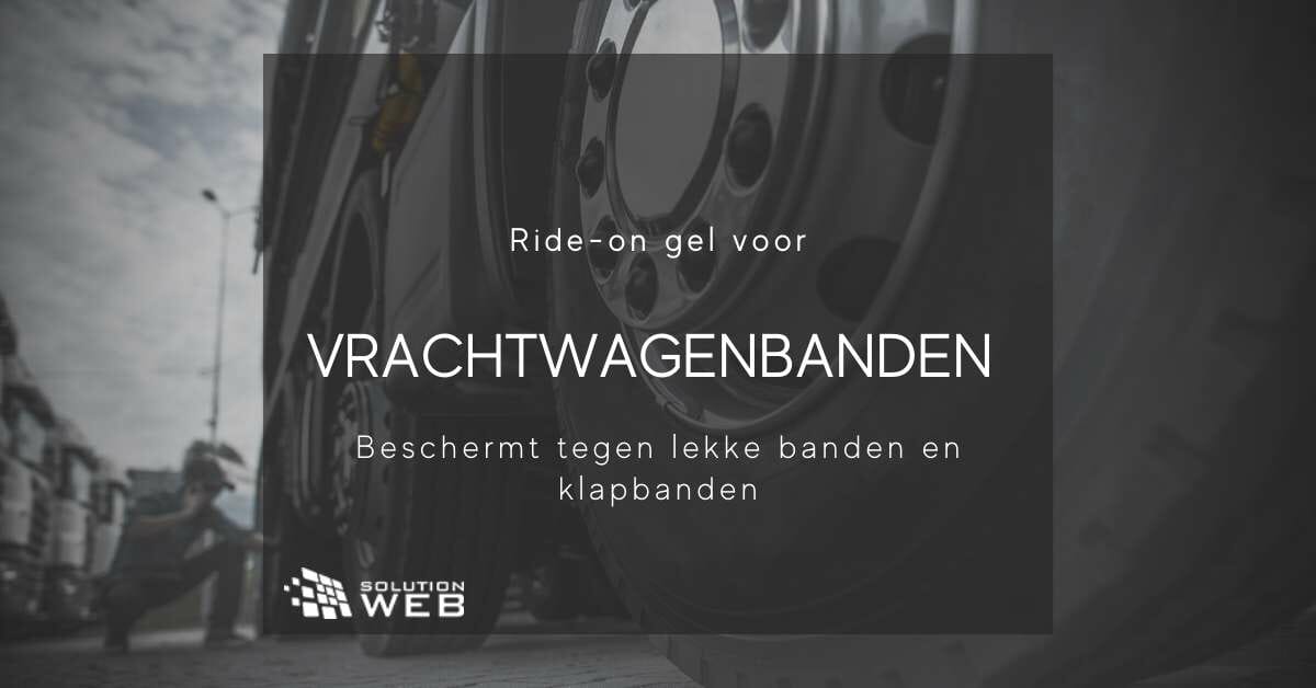 Klapband van een vrachtwagen voorkomen met Ride-on gel